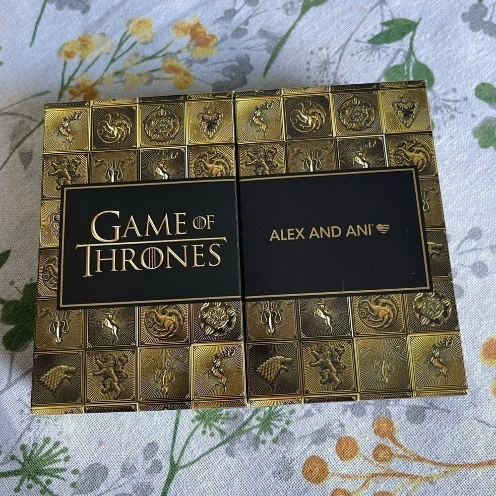 NEW Game of Thrones “House Lannister Bangle in gold“ Alex and Ani‎